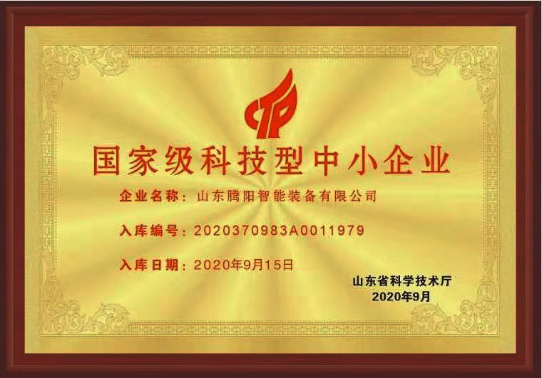 国家级科技型中小企业